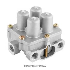 Valvula 4 Circuitos - Sistema Knorr Rosca 22