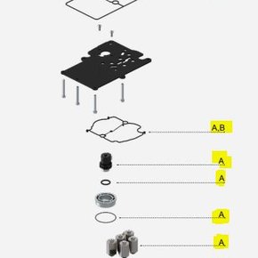 Reparo Completo Seletora Cambio Mb - G 281 / G 330