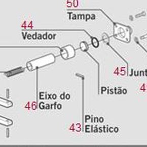 Reparo Garfo Dif Vw - Ms 185 / Ms 186
