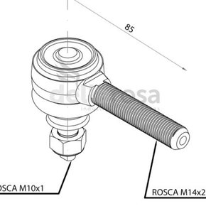 Terminal Artic Cambio Sc - Rosca Dir